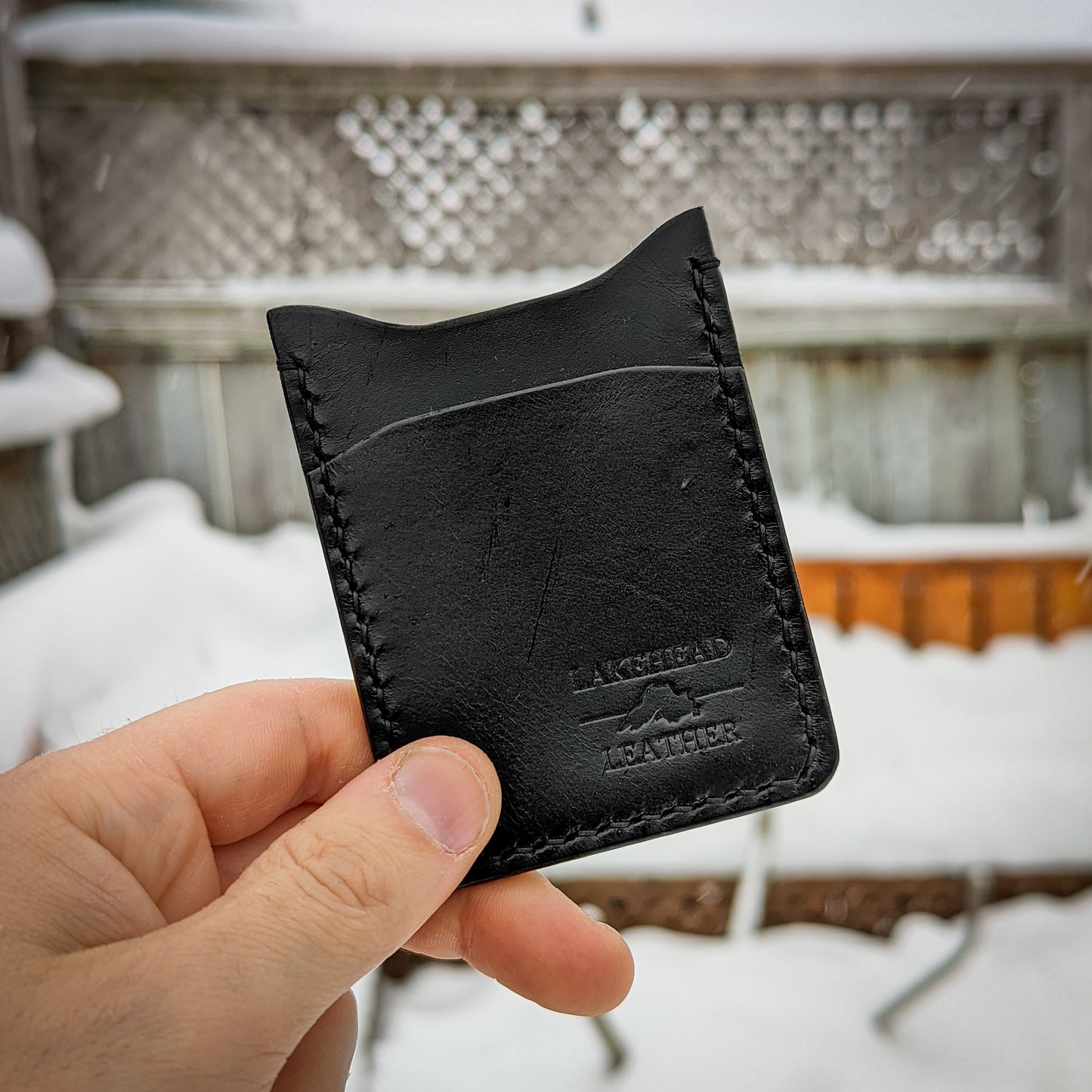 C1 Card Holder - Black Buttero