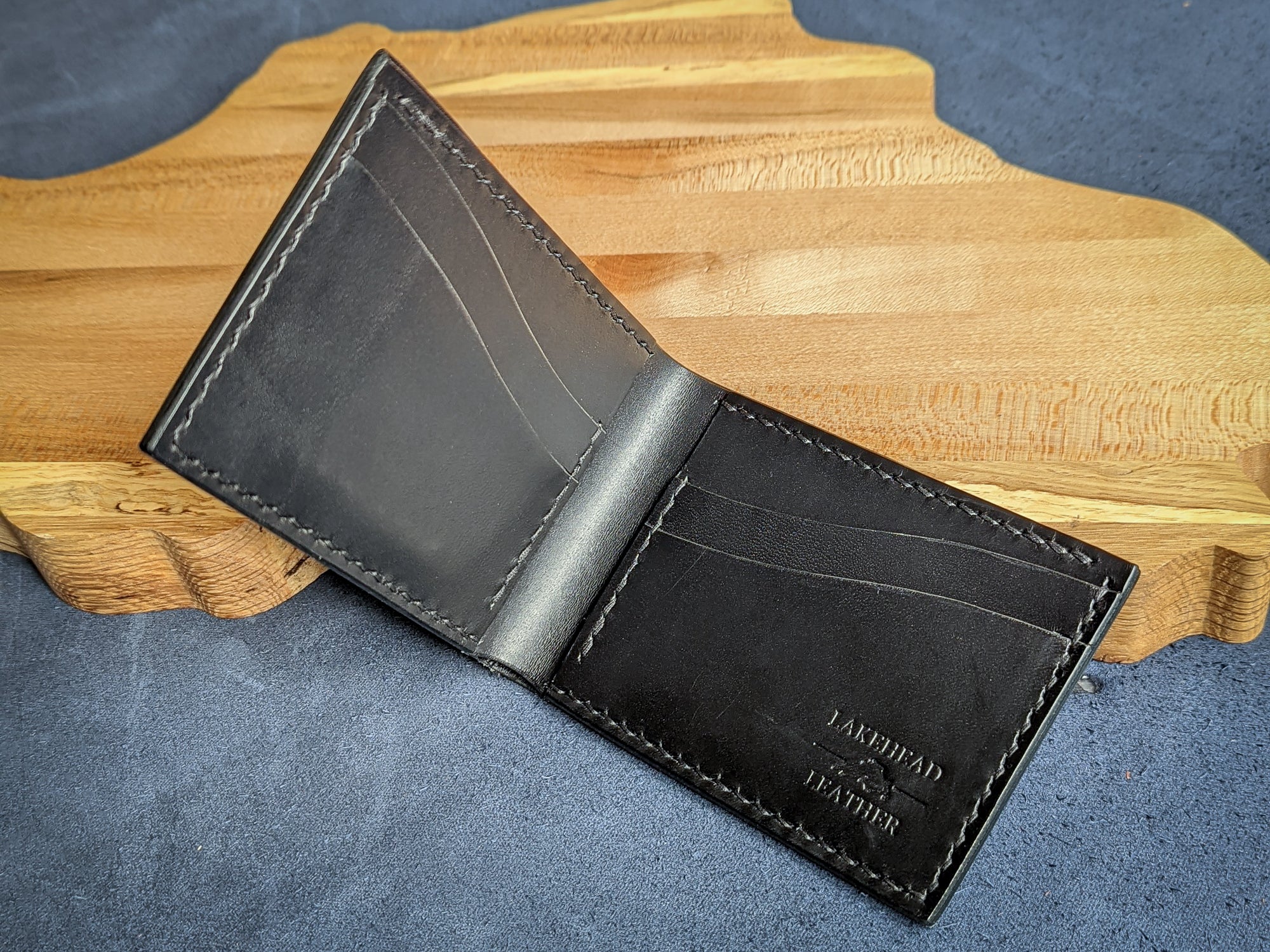 Bi-Fold - Black Buttero