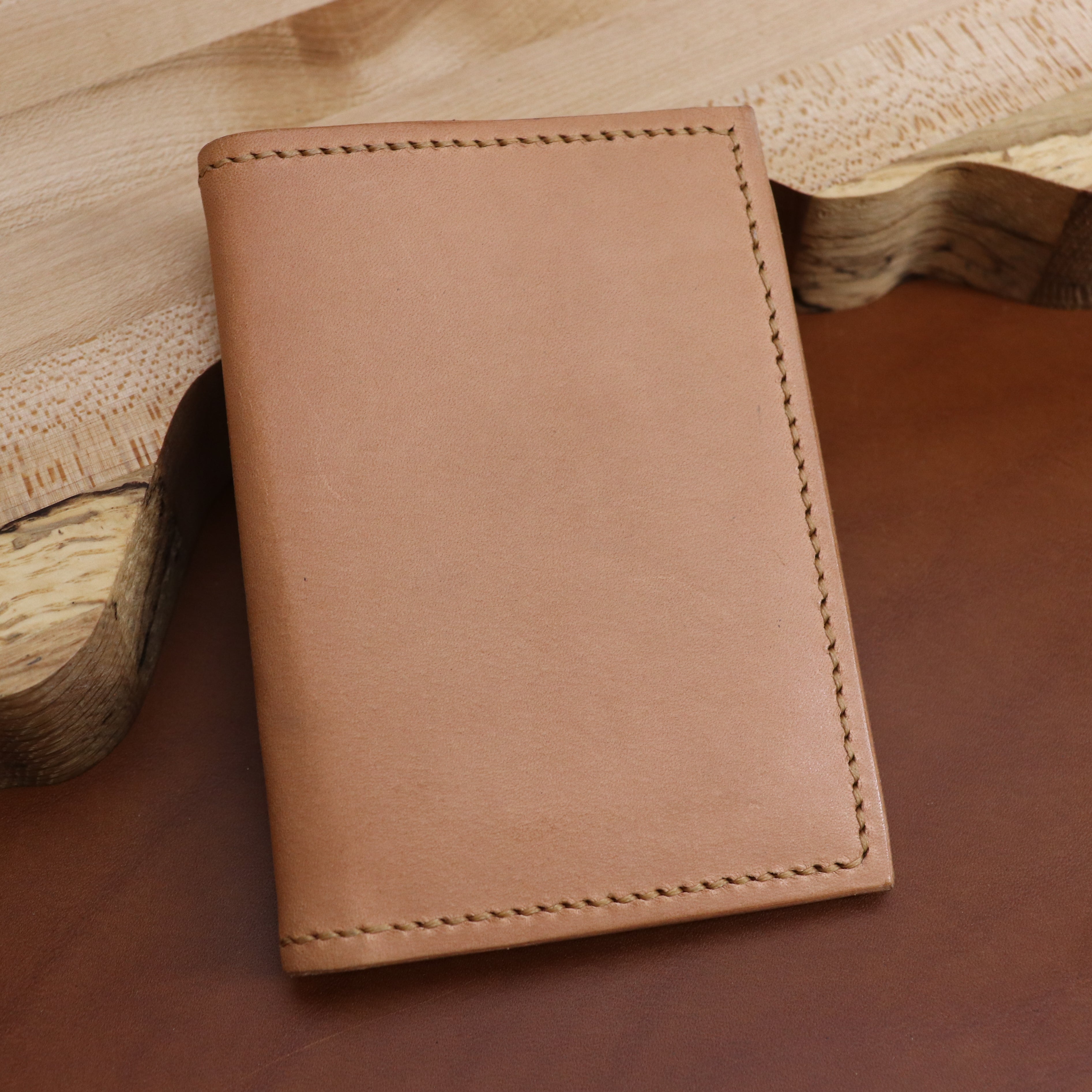 Front Pocket Wallet - Natural Veg Tan