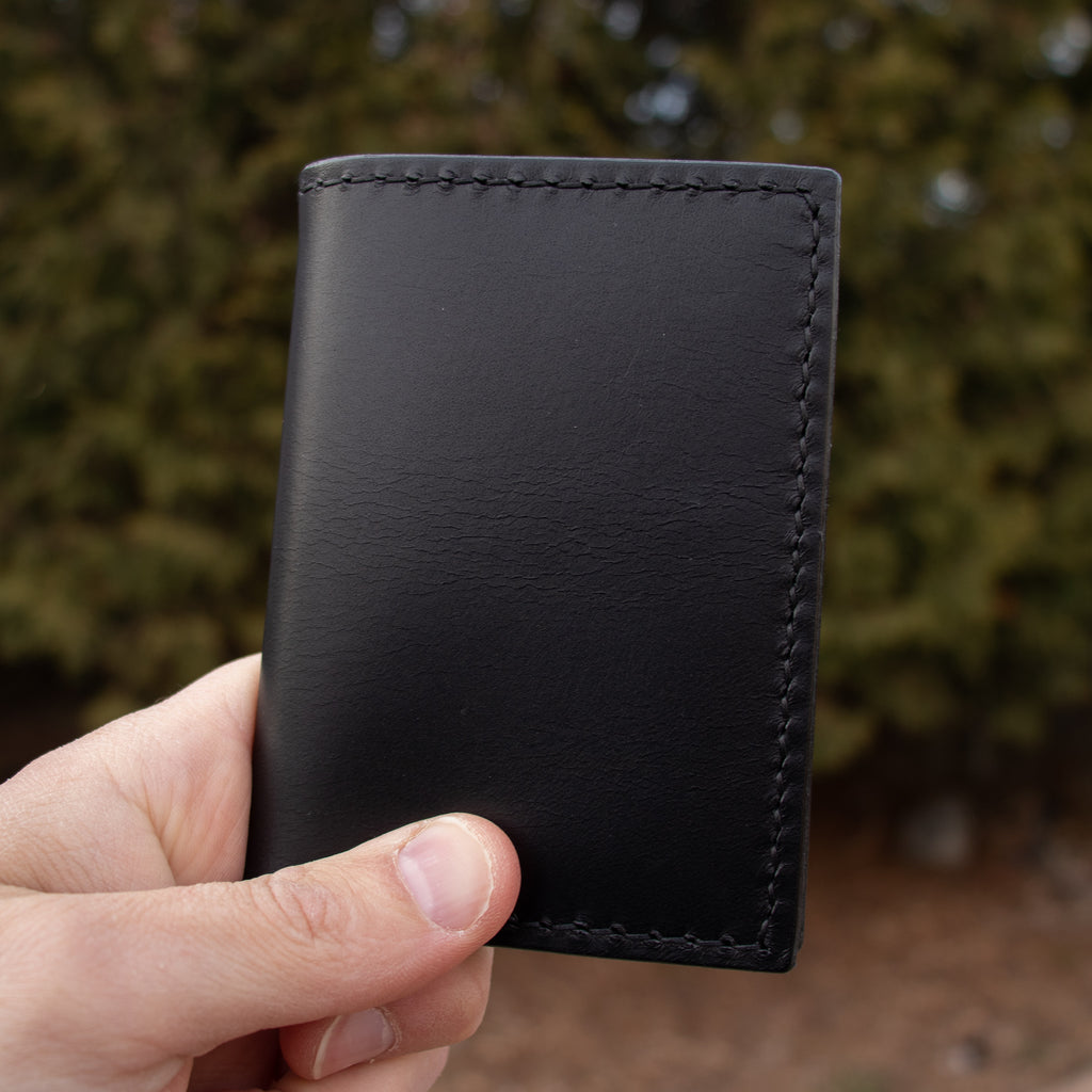Front Pocket Wallet - Black Buttero