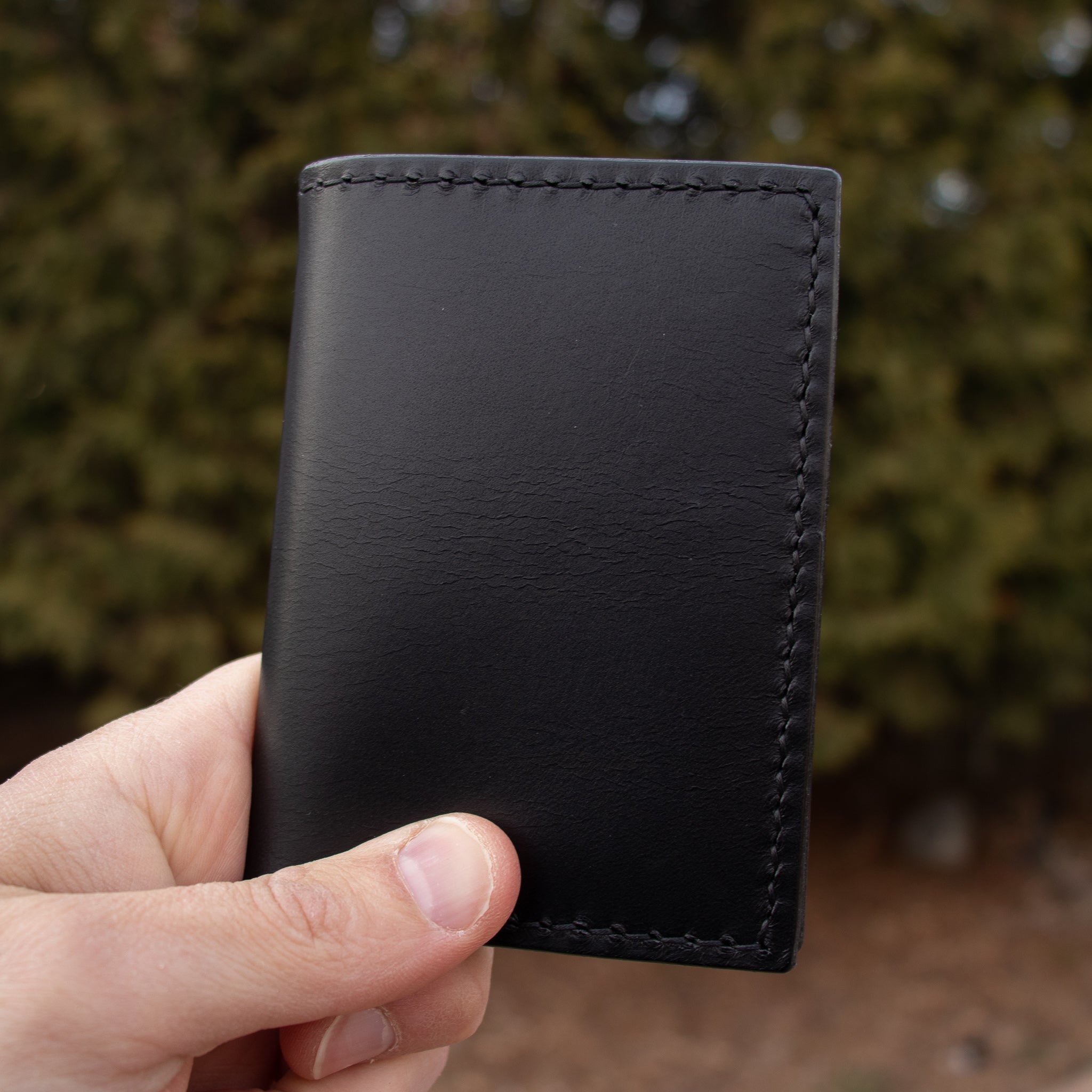 Front Pocket Wallet - Black Buttero