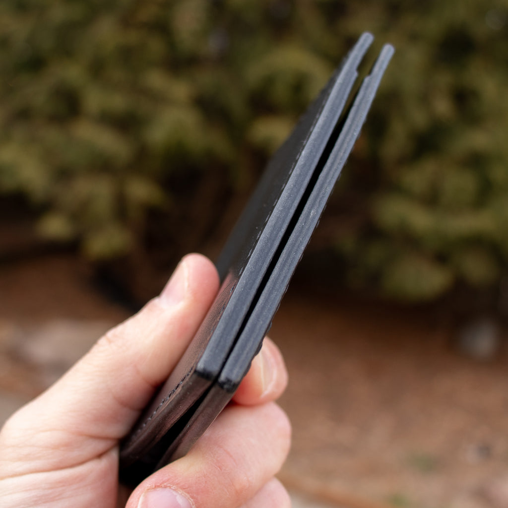 Front Pocket Wallet - Black Buttero