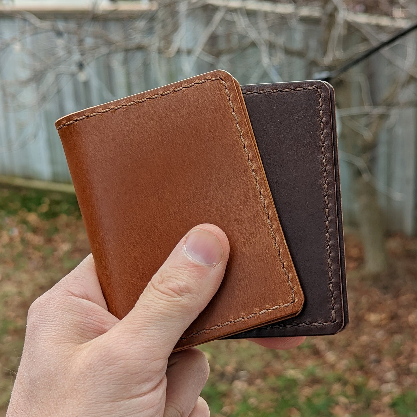 M1 Minimalist Wallet - Walnut Buttero