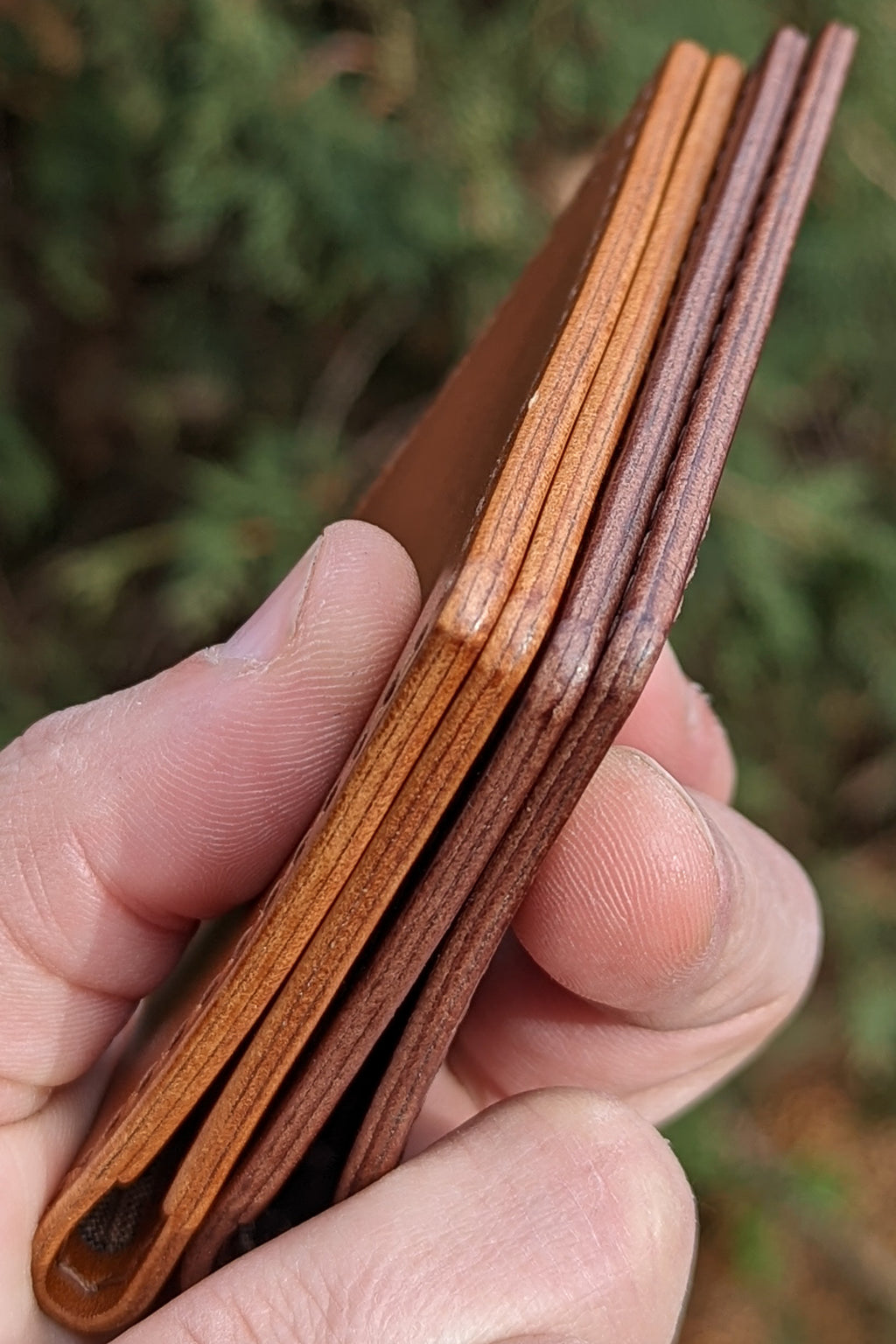 M1 Minimalist Wallet - Walnut Buttero