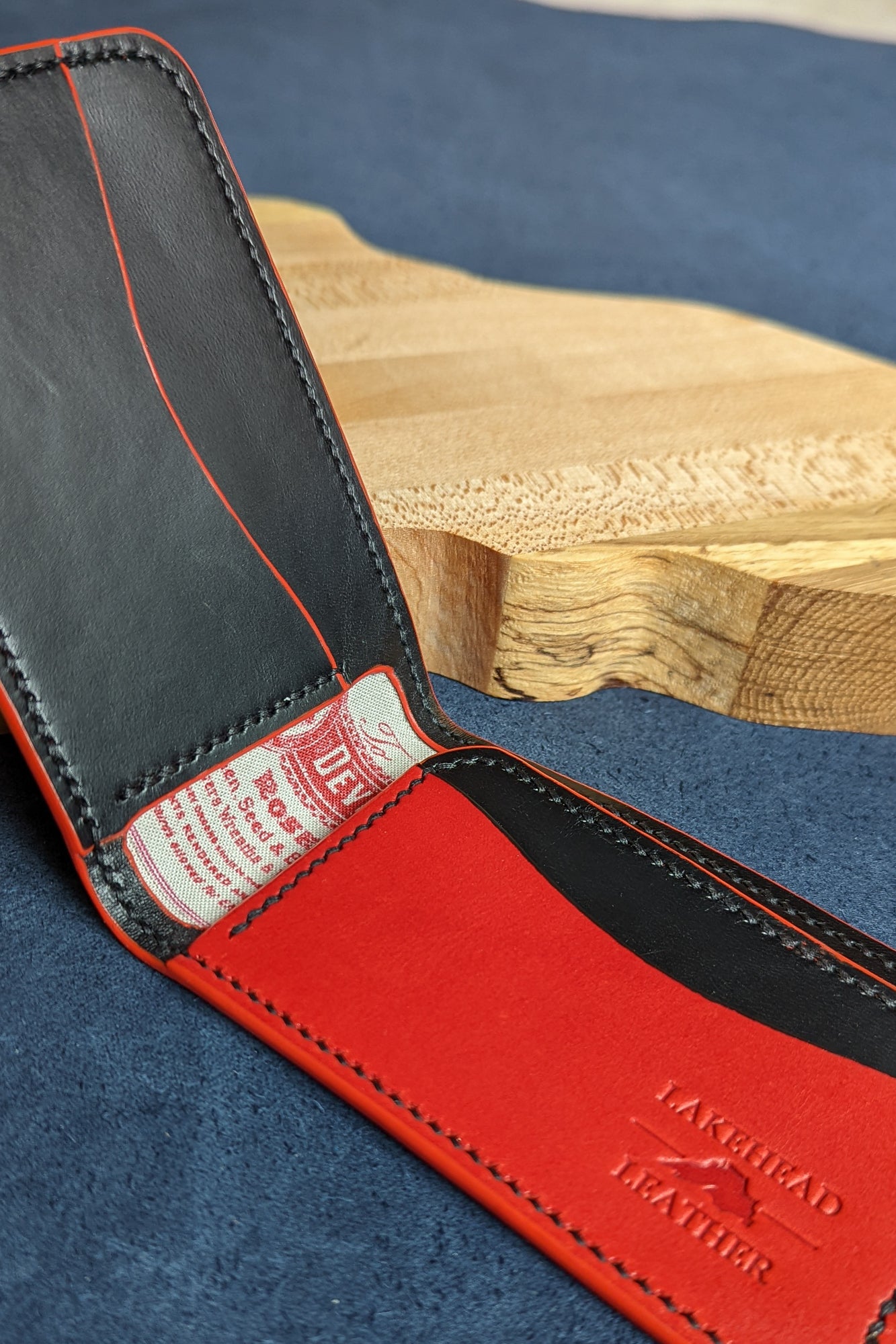 M3 Minimalist Wallet - Black/Red