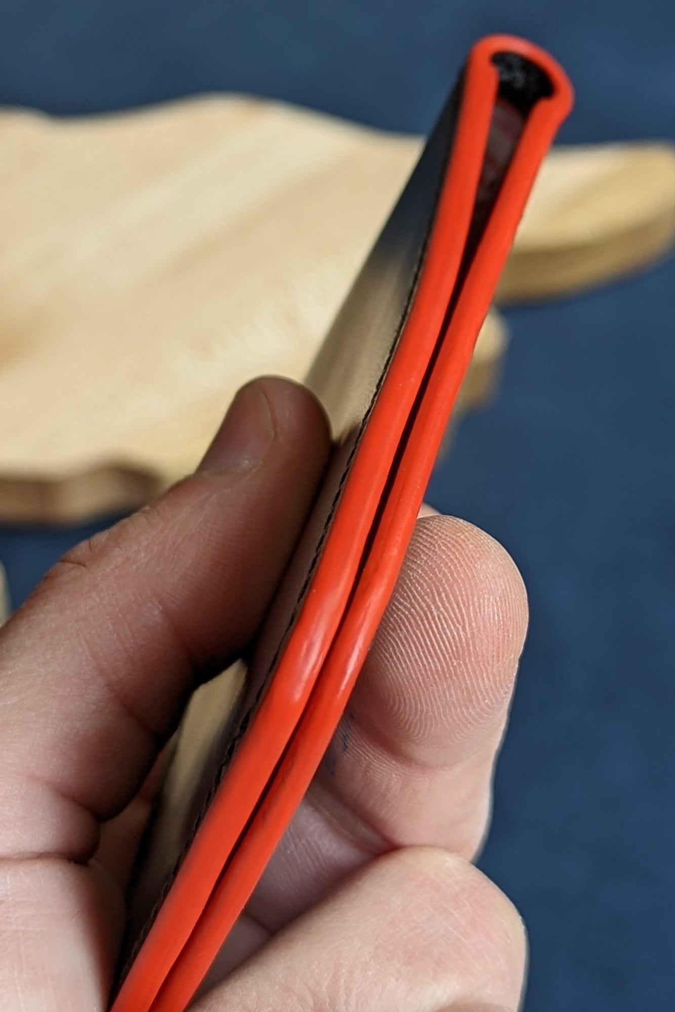 M3 Minimalist Wallet - Black/Red